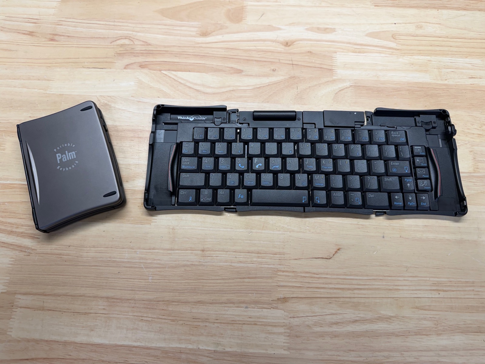 Stowaway folding keyboard